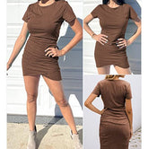 Empower Style with Exclusive Coffee Bodycon